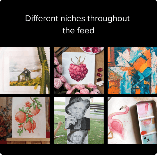 Different types of artworks